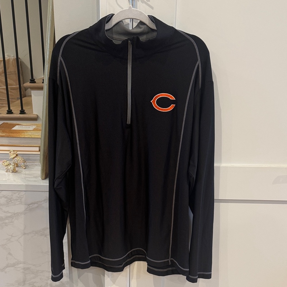 Antigua Black Pullover Chicago Bears